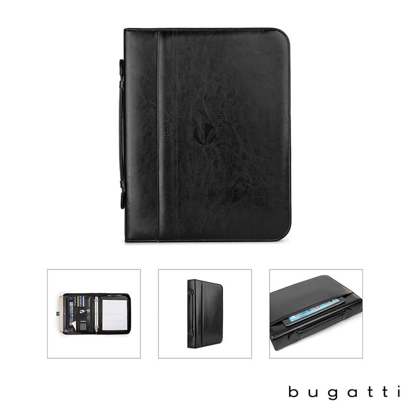 Custom Bugatti 3-Ring Binder Padfolio