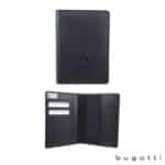 Custom Bugatti Leather Passport Holder