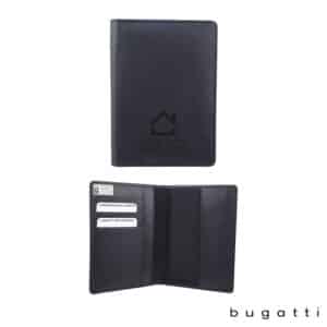 Custom Bugatti Leather Passport Holder