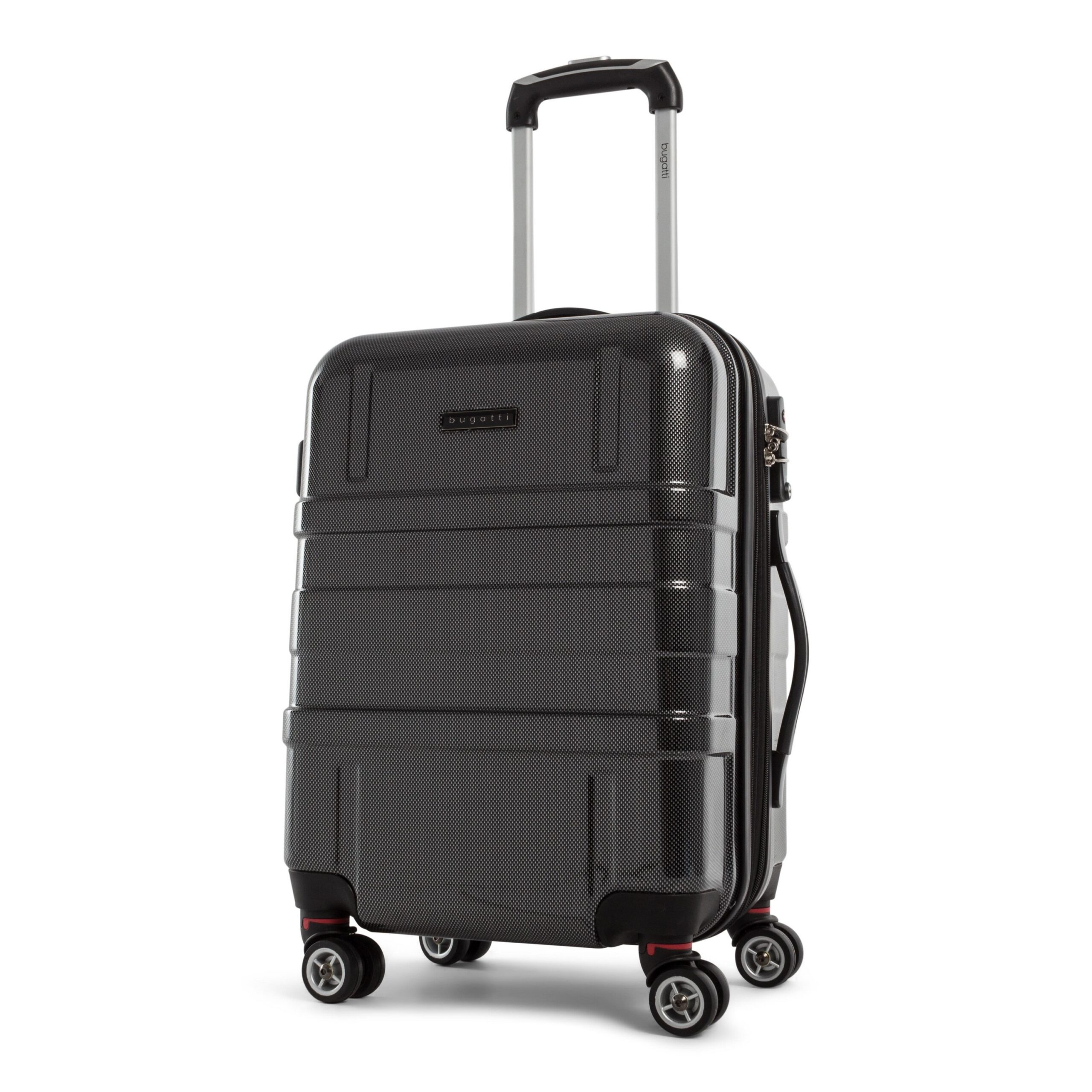 Custom Bugatti Budapest- Hard Case Carry On Luggage - Black