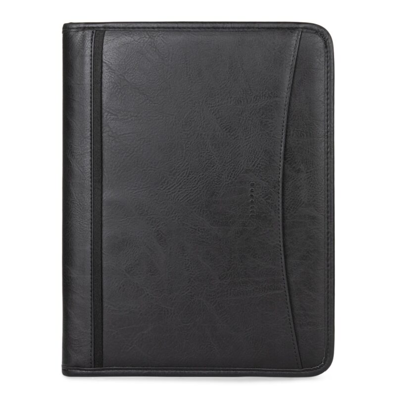 Bugatti-Valentino-Writing-Case-Vegan-Leather-Black-WRC1517-BLACK Custom Bugatti Valentino Writing Case Vegan Leather - Black