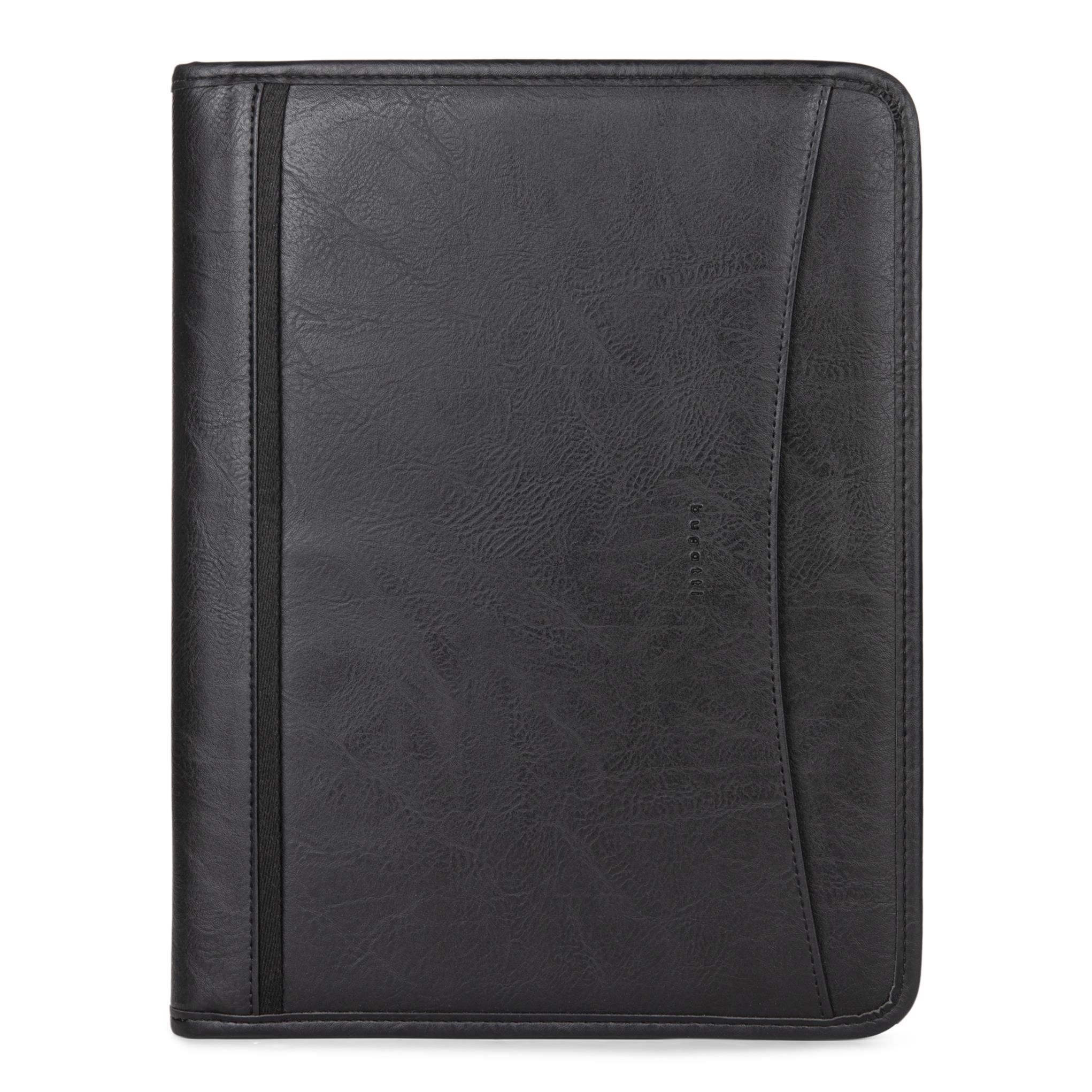 Custom Bugatti Valentino Writing Case Vegan Leather - Black