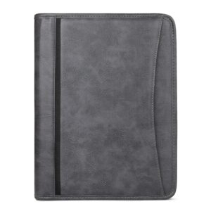 Custom Bugatti Valentino Writing Case Vegan Leather - Gray
