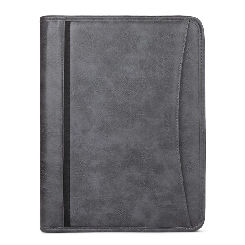 Custom Bugatti Valentino Writing Case Vegan Leather - Gray